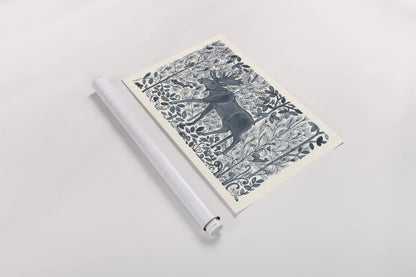 Forest Life VI by Miranda Thomas. shown as a rolled paper print. Available as archival giclee rolled canvas, fine art paper, or poster print. SKU 35608i.