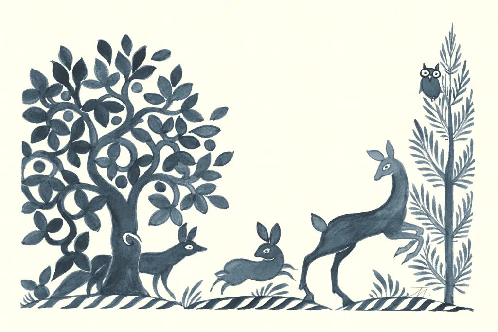 Forest Life VIII by Miranda Thomas. SKU 35610i. Archival Giclee Fine art print for wall decor.