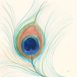 Peacock Feather II by Miranda Thomas. SKU 46191a. Archival Giclee Fine art print for wall decor.