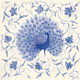 Peacock Garden I by Miranda Thomas. SKU 46192a. Archival Giclee Fine art print for wall decor.