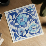 Peacock Garden IX by Miranda Thomas. Shown as a detailed flat fine art print, highlighting archival giclee quality. Available as an archival giclee rolled canvas, fine art paper, or poster print. SKU 46200a.