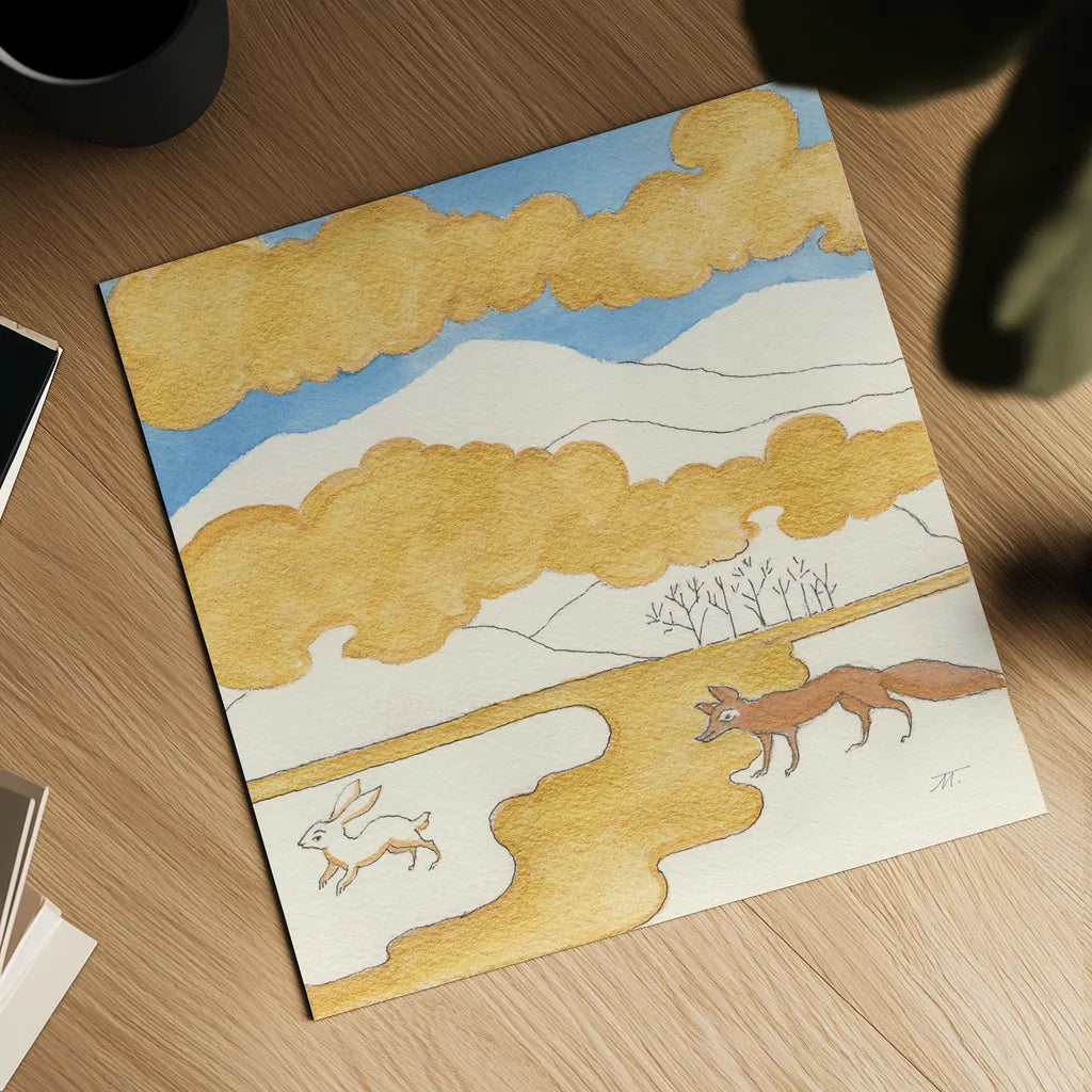 Riverside I by Miranda Thomas. Shown as a detailed flat fine art print, highlighting archival giclee quality. Available as an archival giclee rolled canvas, fine art paper, or poster print. SKU 53731a.