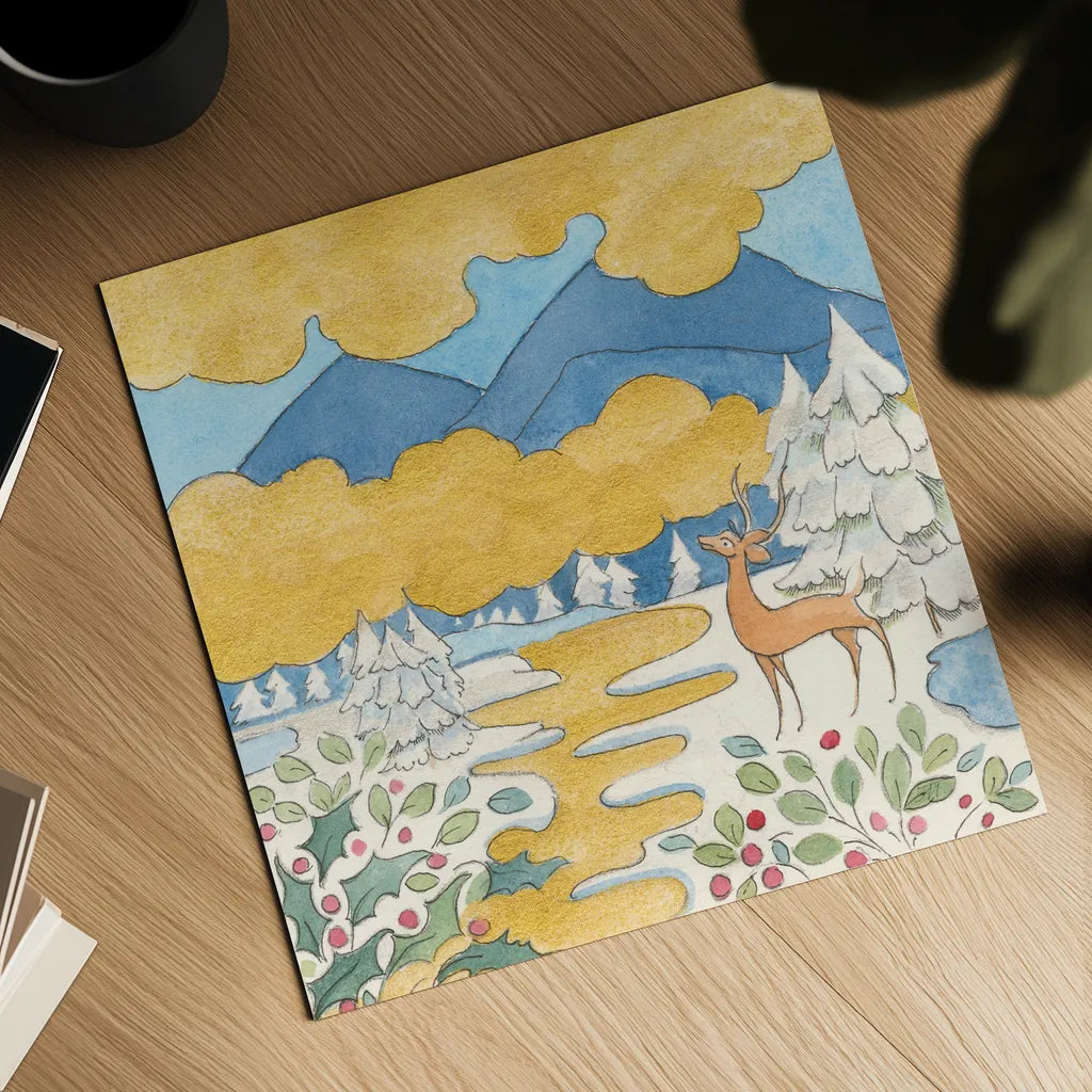 Riverside IV by Miranda Thomas. Shown as a detailed flat fine art print, highlighting archival giclee quality. Available as an archival giclee rolled canvas, fine art paper, or poster print. SKU 53734a.