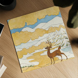 Riverside V by Miranda Thomas. Shown as a detailed flat fine art print, highlighting archival giclee quality. Available as an archival giclee rolled canvas, fine art paper, or poster print. SKU 53735a.