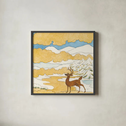 Riverside V by Miranda Thomas. Shown in a sleek black glass frame for a contemporary gallery look. Available as an archival giclee rolled canvas, fine art paper, or poster print. SKU 53735a.