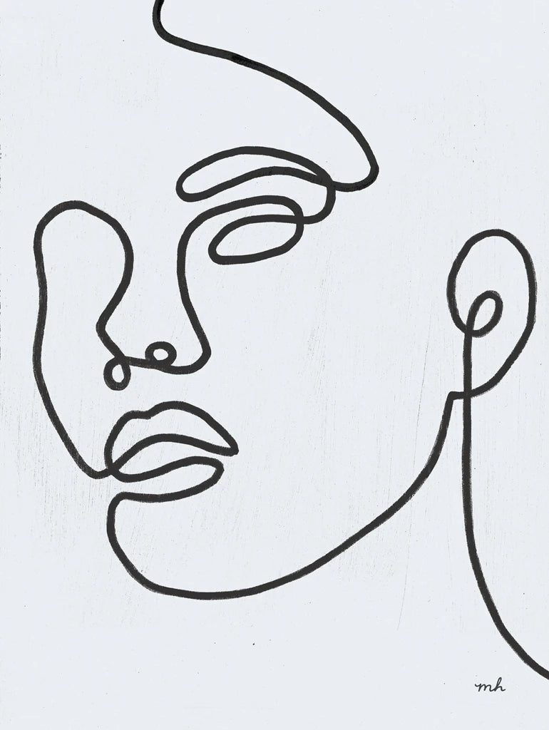 About Face II WB by Moira Hershey