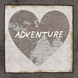 Adventure Map v2 by Moira Hershey. SKU 38380a. Archival Giclee Fine art print for wall decor.