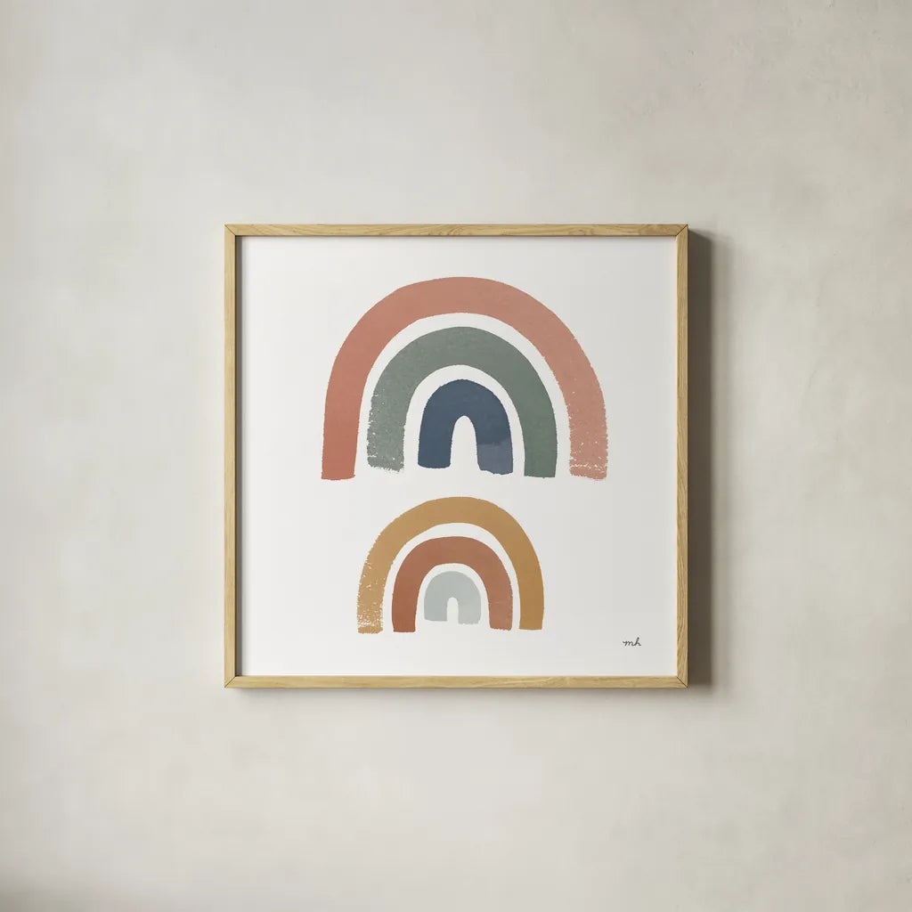 After the Rain I by Moira Hershey. Shown in a natural wood glass frame for a timeless modern aesthetic. Available as an archival giclee rolled canvas, fine art paper, or poster print. SKU 54531a.