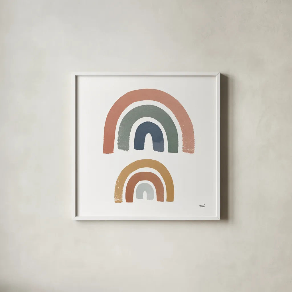 After the Rain I by Moira Hershey. Shown in a crisp white glass frame for a clean and minimalist style. Available as an archival giclee rolled canvas, fine art paper, or poster print. SKU 54531a.