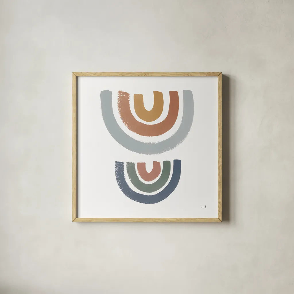 After the Rain II by Moira Hershey. Shown in a natural wood glass frame for a timeless modern aesthetic. Available as an archival giclee rolled canvas, fine art paper, or poster print. SKU 54532a.