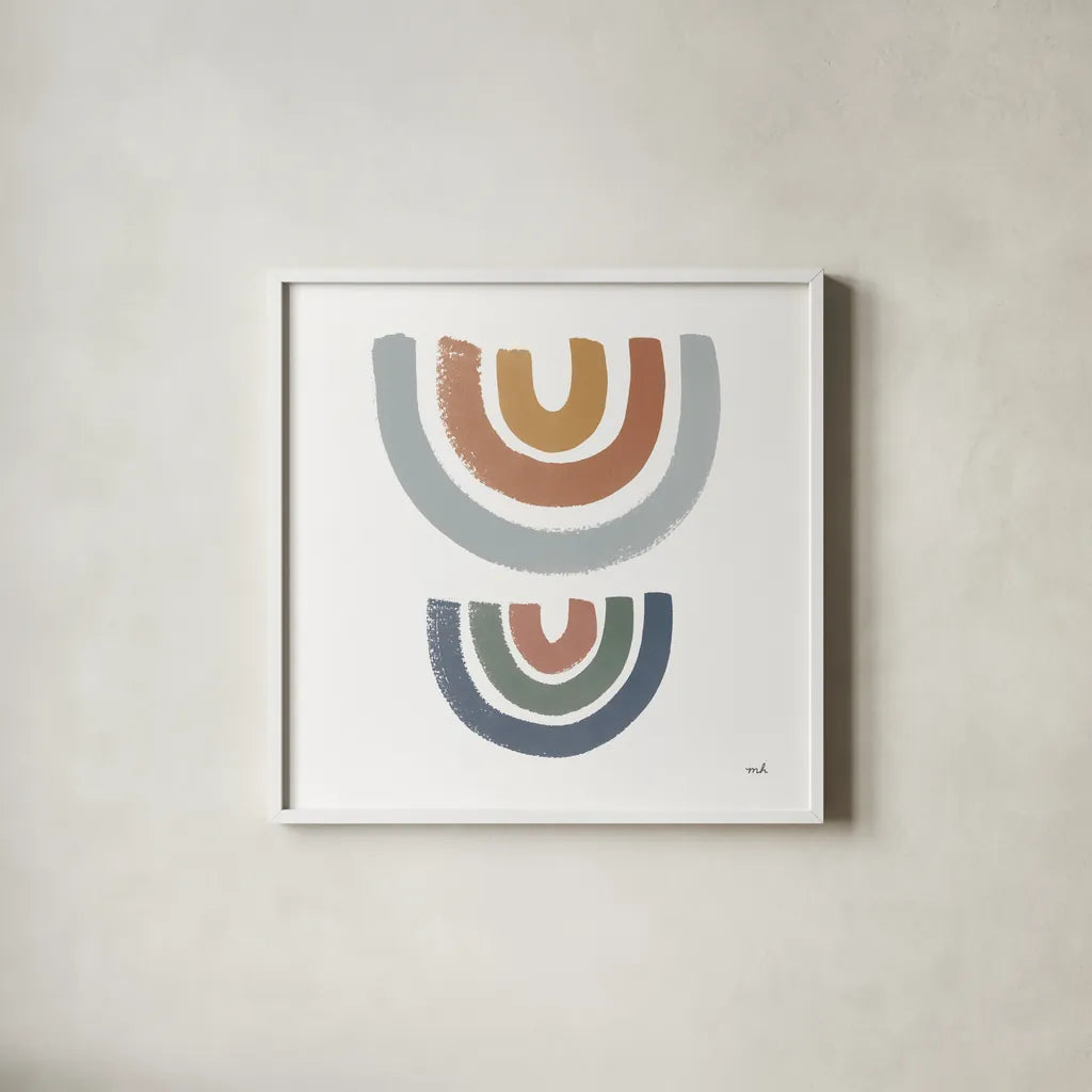 After the Rain II by Moira Hershey. Shown in a crisp white glass frame for a clean and minimalist style. Available as an archival giclee rolled canvas, fine art paper, or poster print. SKU 54532a.