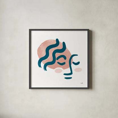 Awaken I by Moira Hershey. Shown in a sleek black glass frame for a contemporary gallery look. Available as an archival giclee rolled canvas, fine art paper, or poster print. SKU 54620a.