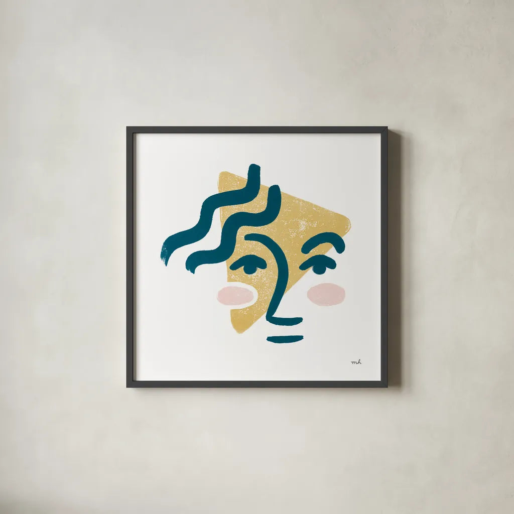 Awaken II by Moira Hershey. Shown in a sleek black glass frame for a contemporary gallery look. Available as an archival giclee rolled canvas, fine art paper, or poster print. SKU 54621a.