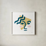 Awaken II by Moira Hershey. Shown in a crisp white glass frame for a clean and minimalist style. Available as an archival giclee rolled canvas, fine art paper, or poster print. SKU 54621a.