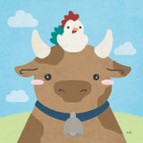 Barn Buddies I by Moira Hershey. SKU 49593a. Archival Giclee Fine art print for wall decor.