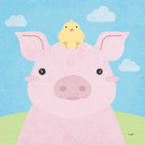 Barn Buddies II by Moira Hershey. SKU 49594a. Archival Giclee Fine art print for wall decor.