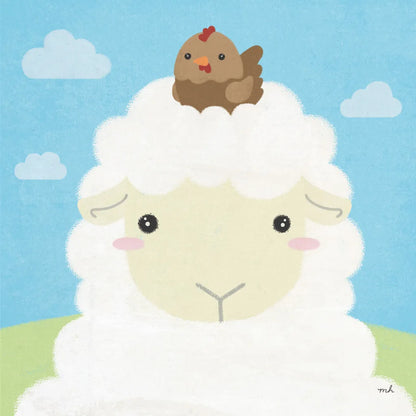 Barn Buddies III by Moira Hershey. SKU 49595a. Archival Giclee Fine art print for wall decor.