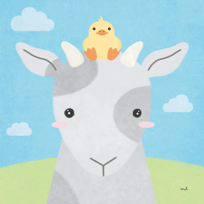 Barn Buddies IV by Moira Hershey. SKU 49596a. Archival Giclee Fine art print for wall decor.