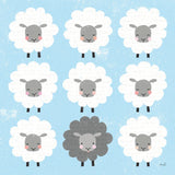 Be Ewe by Moira Hershey. SKU 59590a. Archival Giclee Fine art print for wall decor.
