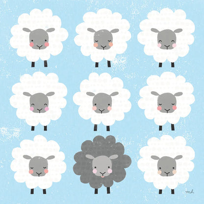 Be Ewe by Moira Hershey. SKU 59590a. Archival Giclee Fine art print for wall decor.