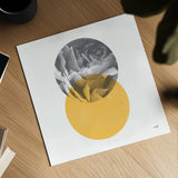 Blossoms I by Moira Hershey. Shown as a detailed flat fine art print, highlighting archival giclee quality. Available as an archival giclee rolled canvas, fine art paper, or poster print. SKU 53977a.
