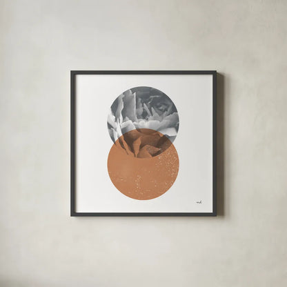 Blossoms I by Moira Hershey. Shown in a sleek black glass frame for a contemporary gallery look. Available as an archival giclee rolled canvas, fine art paper, or poster print. SKU 58794a.