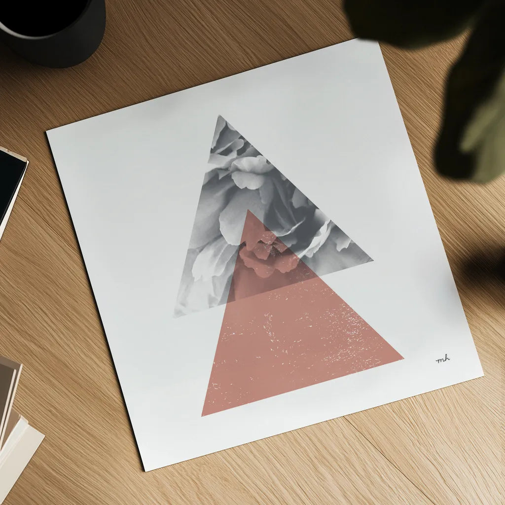 Blossoms II Warm by Moira Hershey. Shown as a detailed flat fine art print, highlighting archival giclee quality. Available as an archival giclee rolled canvas, fine art paper, or poster print. SKU 58713a.