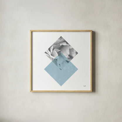 Blossoms III by Moira Hershey. Shown in a natural wood glass frame for a timeless modern aesthetic. Available as an archival giclee rolled canvas, fine art paper, or poster print. SKU 53979a.