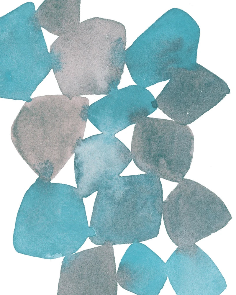Boho Beautiful II Blue by Moira Hershey