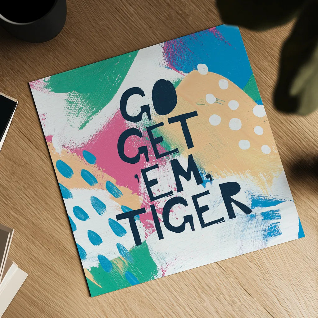 Bright Inspiration II by Moira Hershey. Shown as a detailed flat fine art print, highlighting archival giclee quality. Available as an archival giclee rolled canvas, fine art paper, or poster print. SKU 37949a.