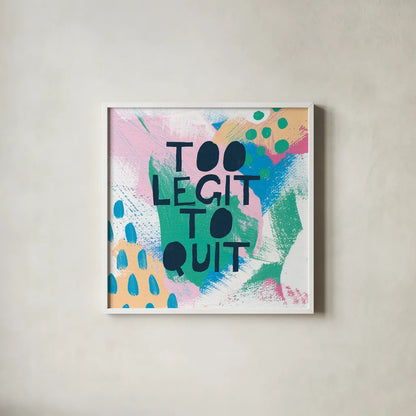 Bright Inspiration III by Moira Hershey. Shown in a crisp white glass frame for a clean and minimalist style. Available as an archival giclee rolled canvas, fine art paper, or poster print. SKU 37950a.