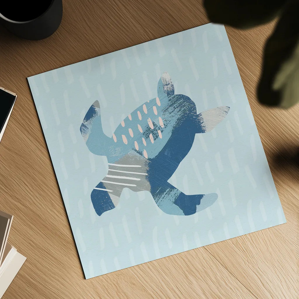 Coastal Cool IV by Moira Hershey. Shown as a detailed flat fine art print, highlighting archival giclee quality. Available as an archival giclee rolled canvas, fine art paper, or poster print. SKU 38262a.