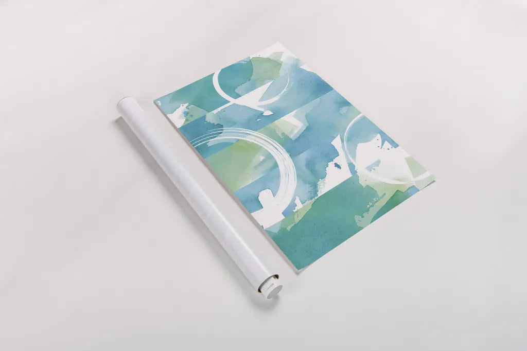 Coastal Feel I by Moira Hershey. shown as a rolled paper print. Available as archival giclee rolled canvas, fine art paper, or poster print. SKU 41615i.