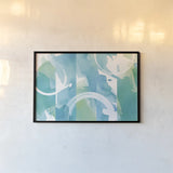 Coastal Feel I by Moira Hershey. shown as a paper print in a black flame. Available as a archival giclee rolled canvas, fine art paper, or poster print. SKU 41615i.