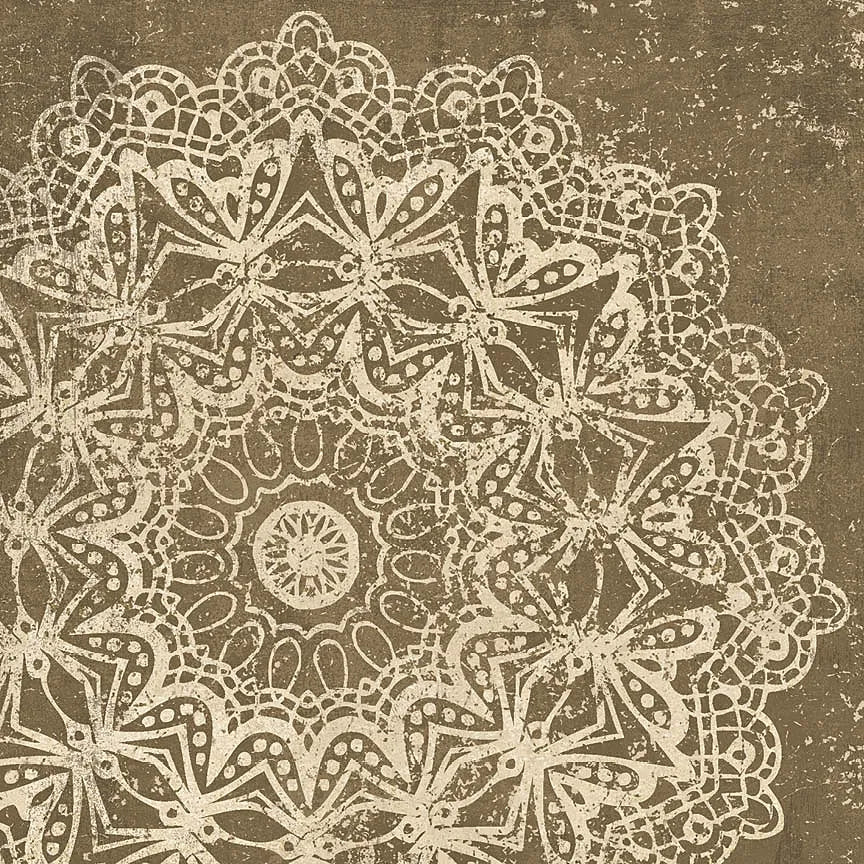 Contemporary Lace II Spice by Moira Hershey. SKU 16403a. Archival Giclee Fine art print for wall decor.