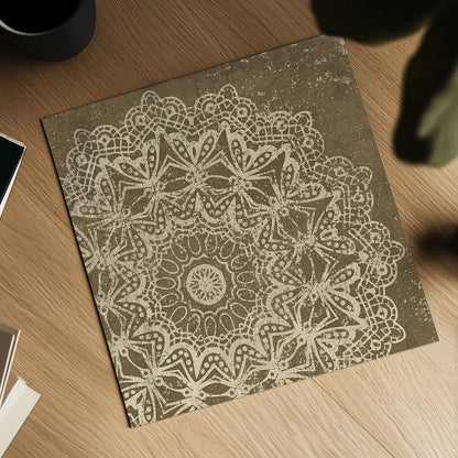 Contemporary Lace II Spice by Moira Hershey. Shown as a detailed flat fine art print, highlighting archival giclee quality. Available as an archival giclee rolled canvas, fine art paper, or poster print. SKU 16403a.