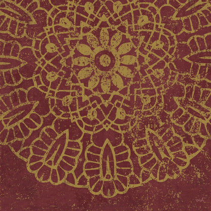 Contemporary Lace III Spice by Moira Hershey. SKU 16407a. Archival Giclee Fine art print for wall decor.