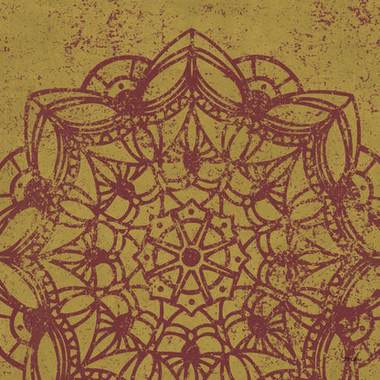 Contemporary Lace IV Spice by Moira Hershey. SKU 16405a. Archival Giclee Fine art print for wall decor.