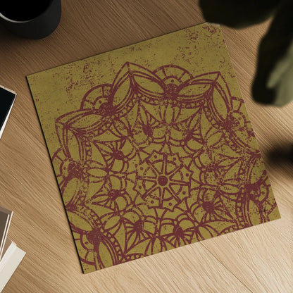 Contemporary Lace IV Spice by Moira Hershey. Shown as a detailed flat fine art print, highlighting archival giclee quality. Available as an archival giclee rolled canvas, fine art paper, or poster print. SKU 16405a.