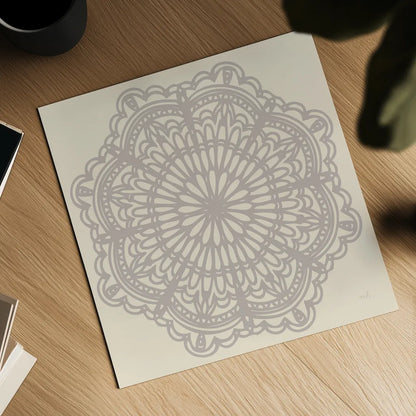 Contemporary Lace Neutral I by Moira Hershey. Shown as a detailed flat fine art print, highlighting archival giclee quality. Available as an archival giclee rolled canvas, fine art paper, or poster print. SKU 43015a.