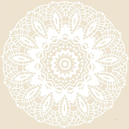 Contemporary Lace Neutral II by Moira Hershey. SKU 43016a. Archival Giclee Fine art print for wall decor.