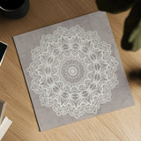 Contemporary Lace Neutral VI v2 Vintage by Moira Hershey. Shown as a detailed flat fine art print, highlighting archival giclee quality. Available as an archival giclee rolled canvas, fine art paper, or poster print. SKU 53080a.