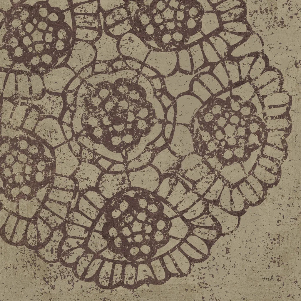 Contemporary Lace V Spice by Moira Hershey. SKU 16406a. Archival Giclee Fine art print for wall decor.