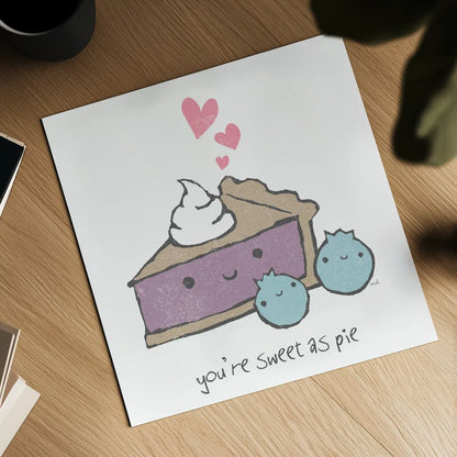 Cute Couples I by Moira Hershey. Shown as a detailed flat fine art print, highlighting archival giclee quality. Available as an archival giclee rolled canvas, fine art paper, or poster print. SKU 19911a.