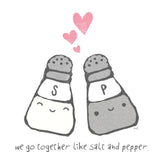 Cute Couples II by Moira Hershey. SKU 18296a. Archival Giclee Fine art print for wall decor.