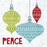 Deck The Halls Red I by Moira Hershey. SKU 38411a. Archival Giclee Fine art print for wall decor.