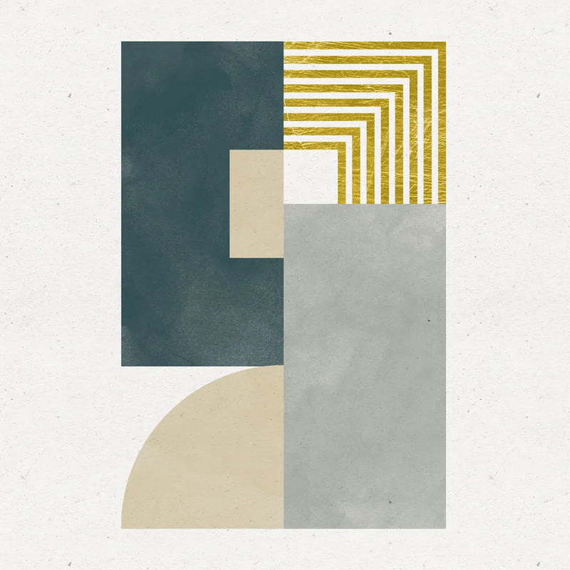 Deco Glam II Sq by Moira Hershey. SKU 80606a. Archival Giclee Fine art print for wall decor.