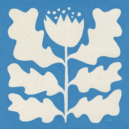 Delighted I Blue by Moira Hershey. SKU 80394a. Archival Giclee Fine art print for wall decor.