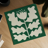 Delighted I Emerald by Moira Hershey. Shown as a detailed flat fine art print, highlighting archival giclee quality. Available as an archival giclee rolled canvas, fine art paper, or poster print. SKU 80198a.