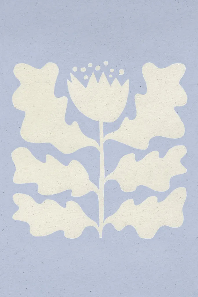 Delighted I Lavender Vertical by Moira Hershey. SKU 80731h. Archival Giclee Fine art print for wall decor.